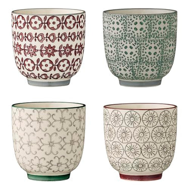 Bloomingville Tasse 4-Set, Steingut, 4 Stück (1er Pack), 4 im Sale
